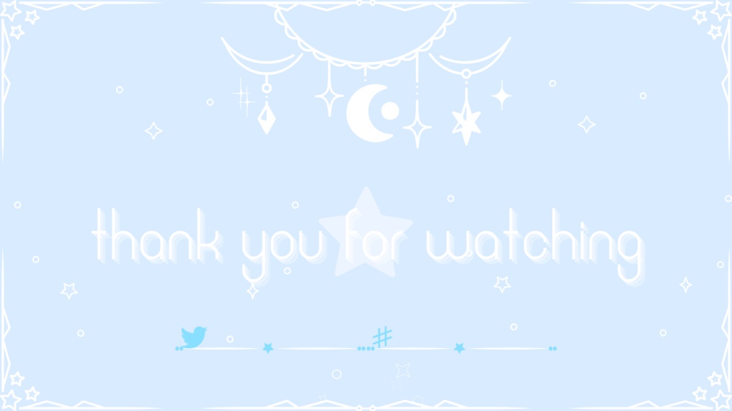 6色×6種 動く配信画面セット