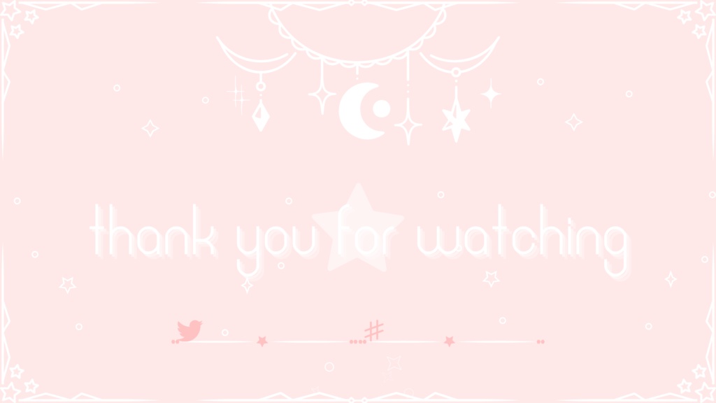 6色×6種 動く配信画面セット