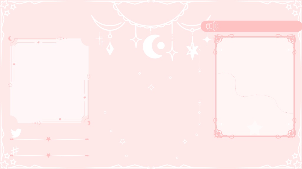 6色×6種 動く配信画面セット