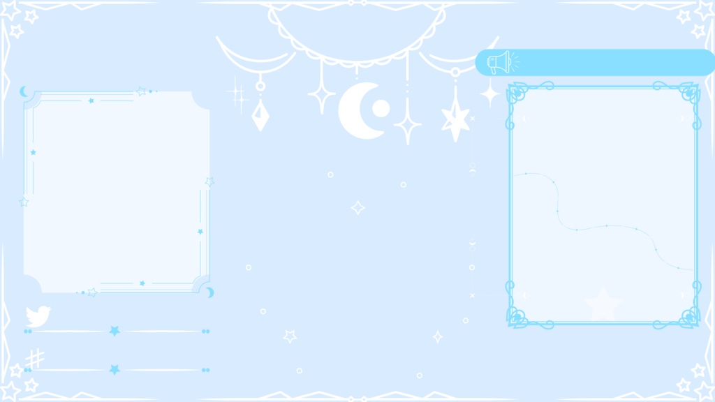 6色×6種 動く配信画面セット