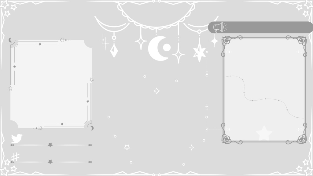 6色×6種 動く配信画面セット