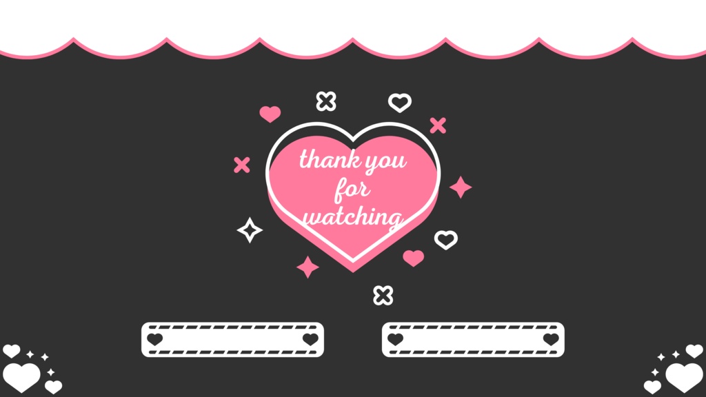 30色×6種 配信画面セット