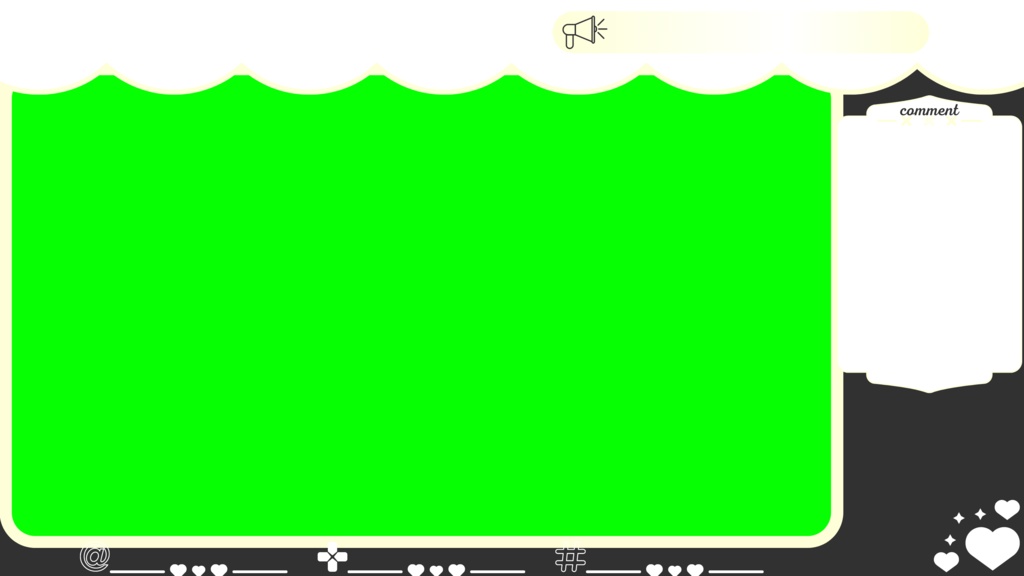 30色×6種 配信画面セット