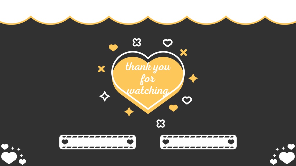 30色×6種 配信画面セット