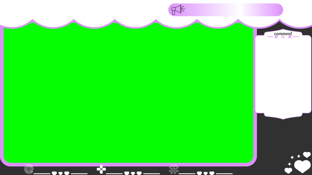 30色×6種 配信画面セット