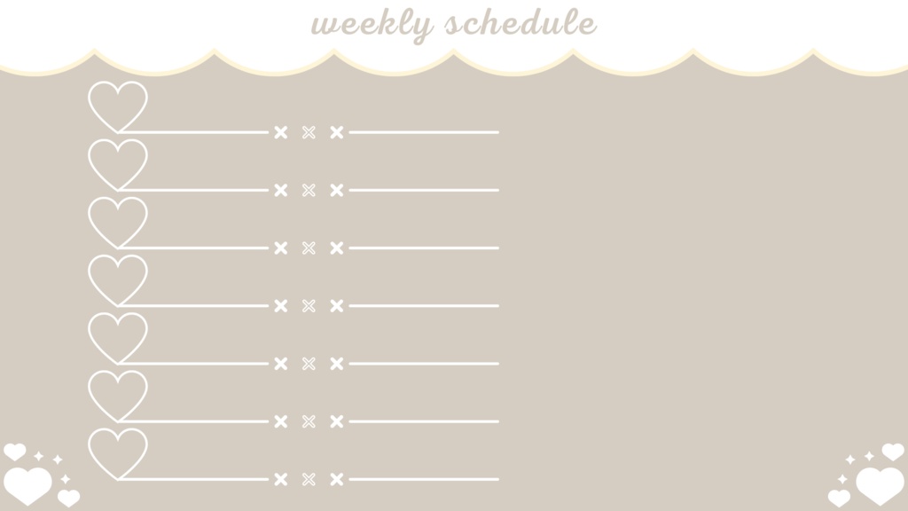 30色×6種 配信画面セット