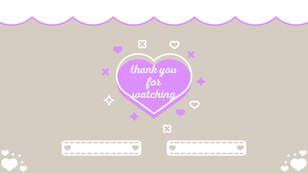 30色×6種 配信画面セット