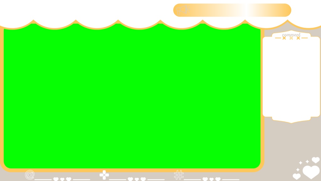 30色×6種 配信画面セット