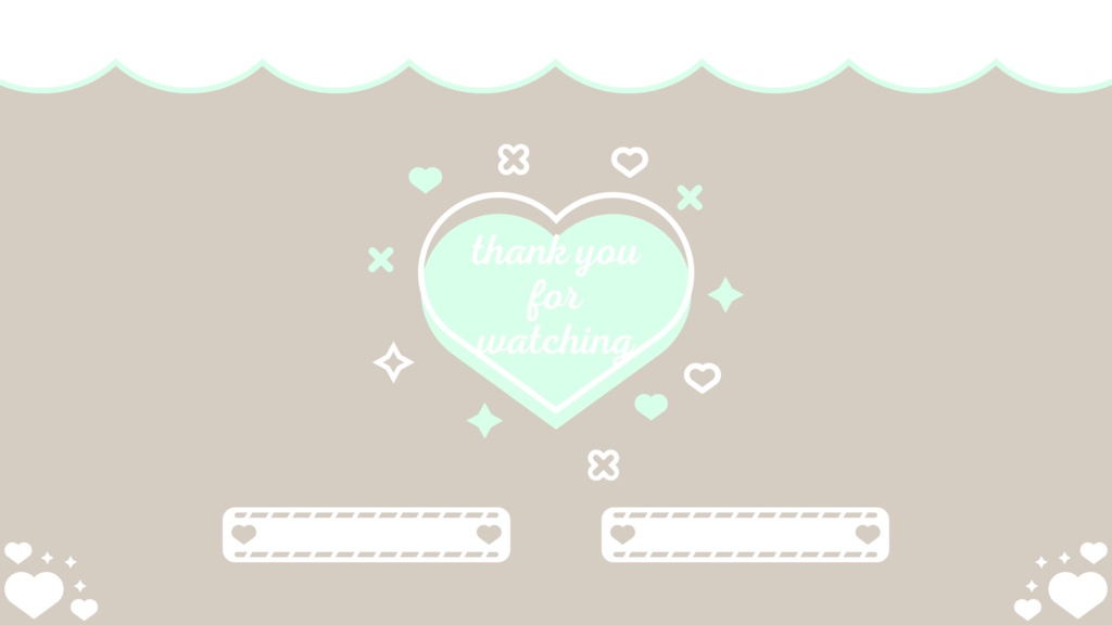 30色×6種 配信画面セット