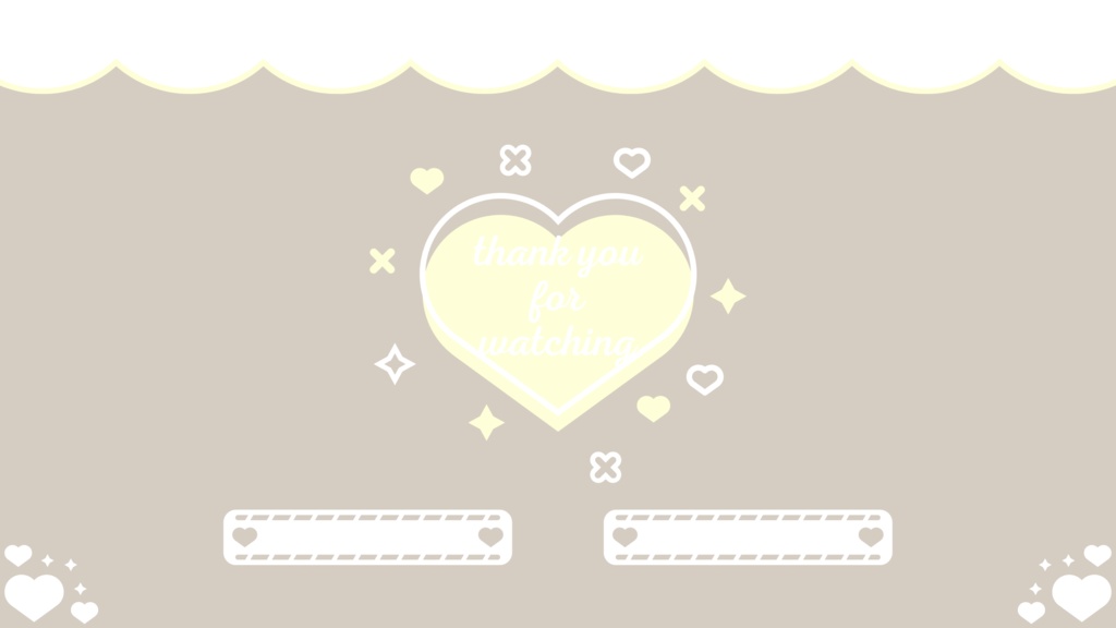 30色×6種 配信画面セット