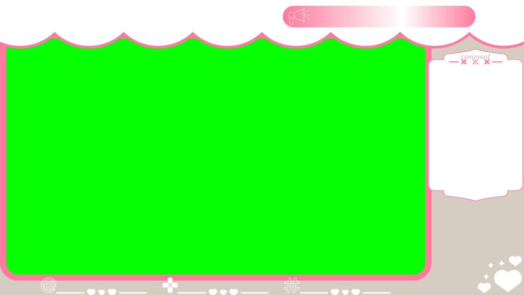 30色×6種 配信画面セット