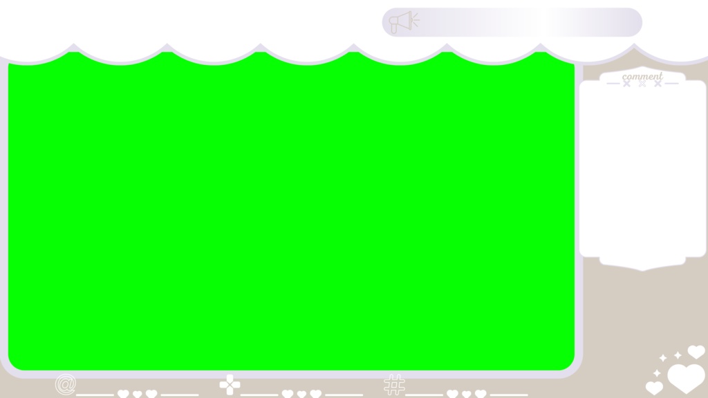 30色×6種 配信画面セット