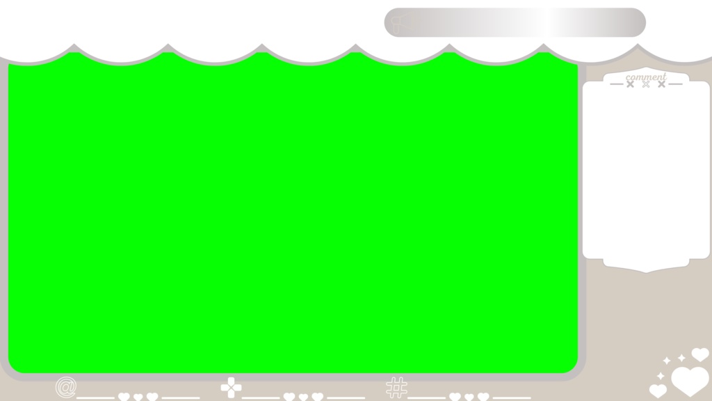 30色×6種 配信画面セット