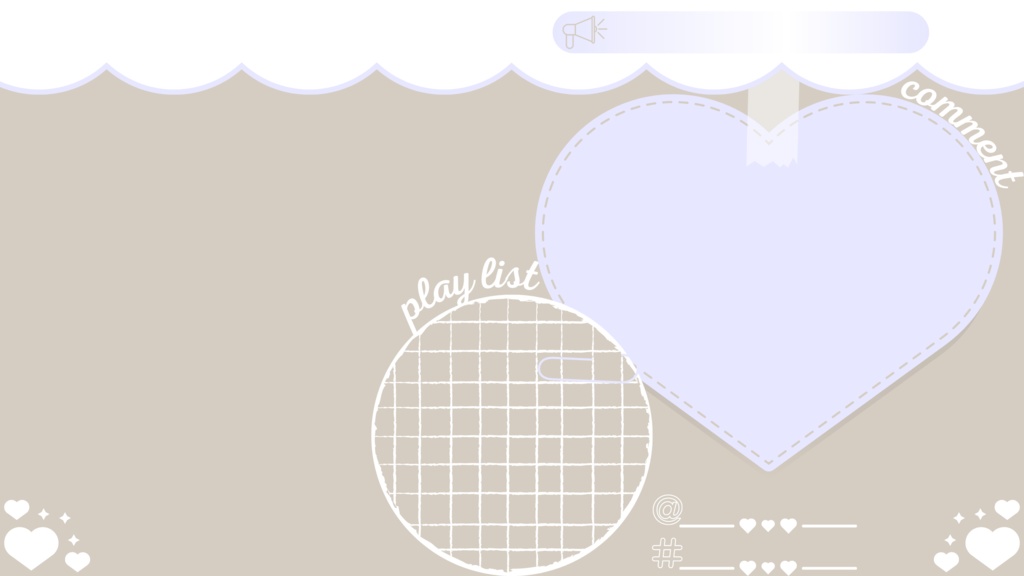 30色×6種 配信画面セット