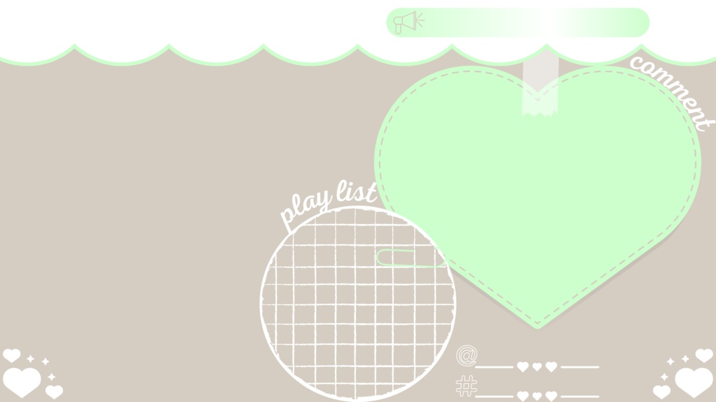 30色×6種 配信画面セット