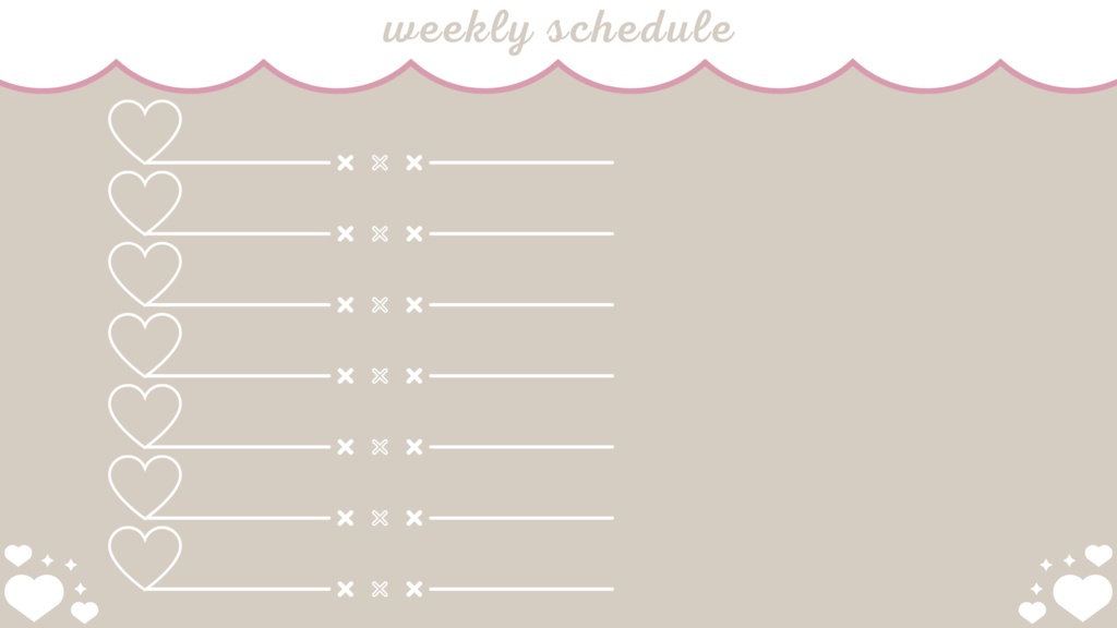 30色×6種 配信画面セット