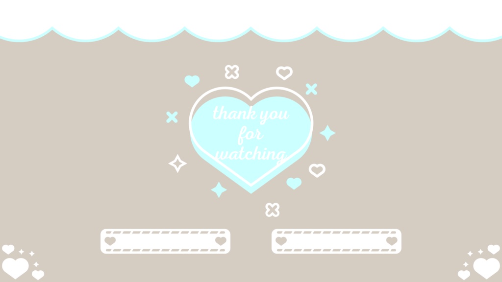 30色×6種 配信画面セット