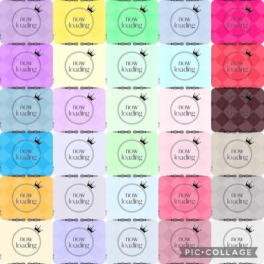 60色×6種 配信画面セット