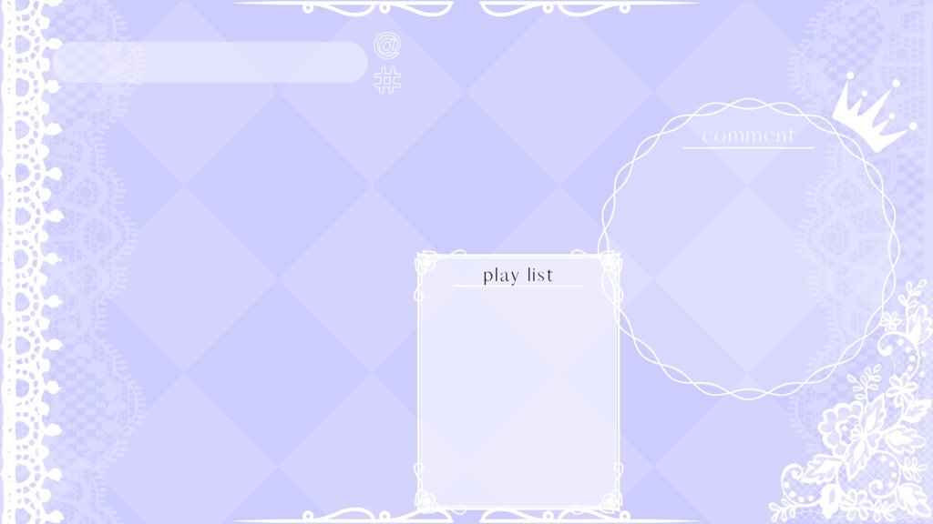 60色×6種 配信画面セット