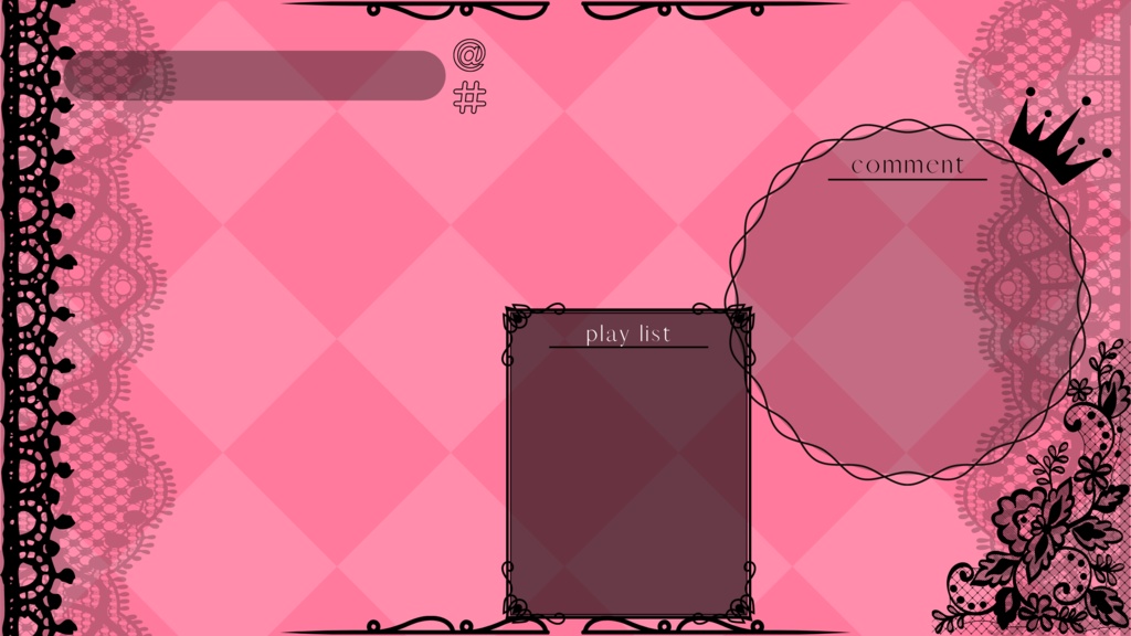 60色×6種 配信画面セット