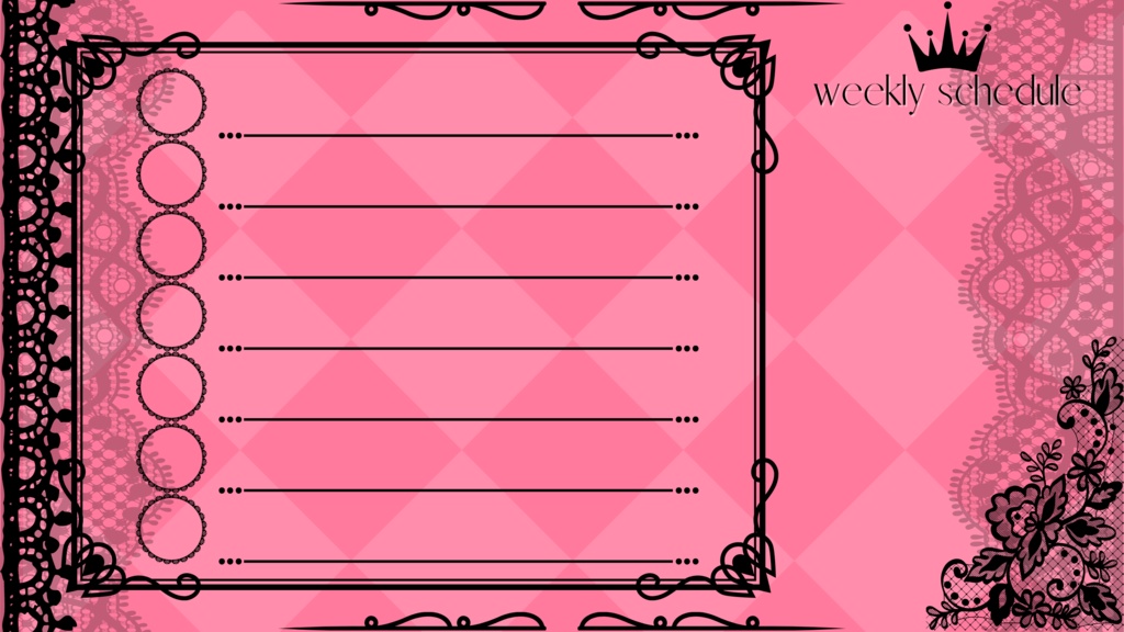 60色×6種 配信画面セット