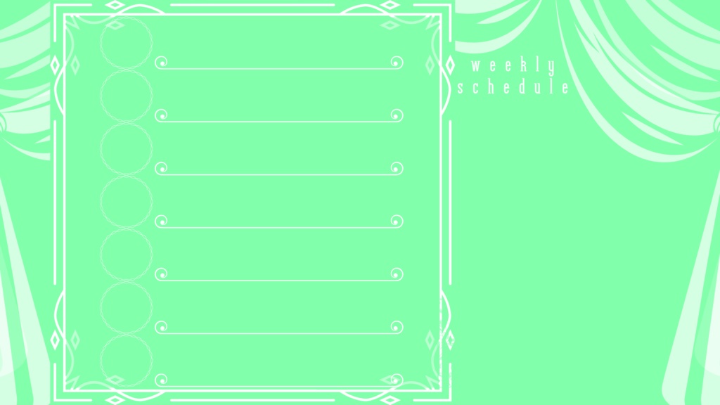 30色×6種 配信画面セット