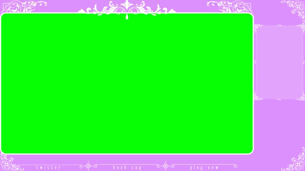 30色×6種 配信画面セット