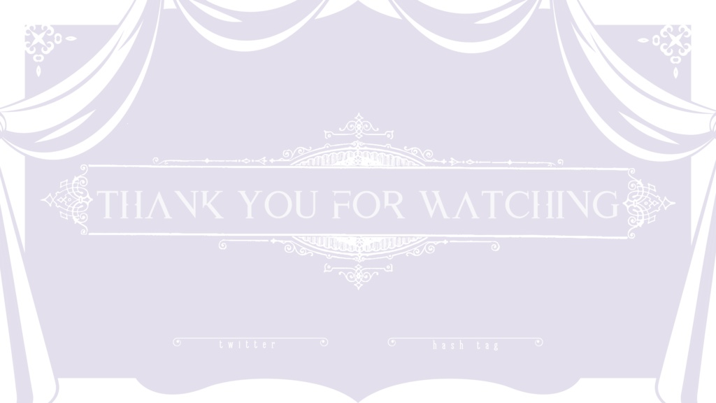 30色×6種 配信画面セット