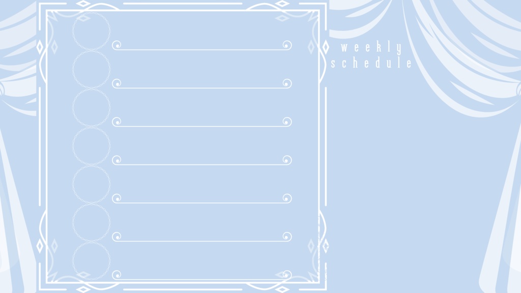 30色×6種 配信画面セット