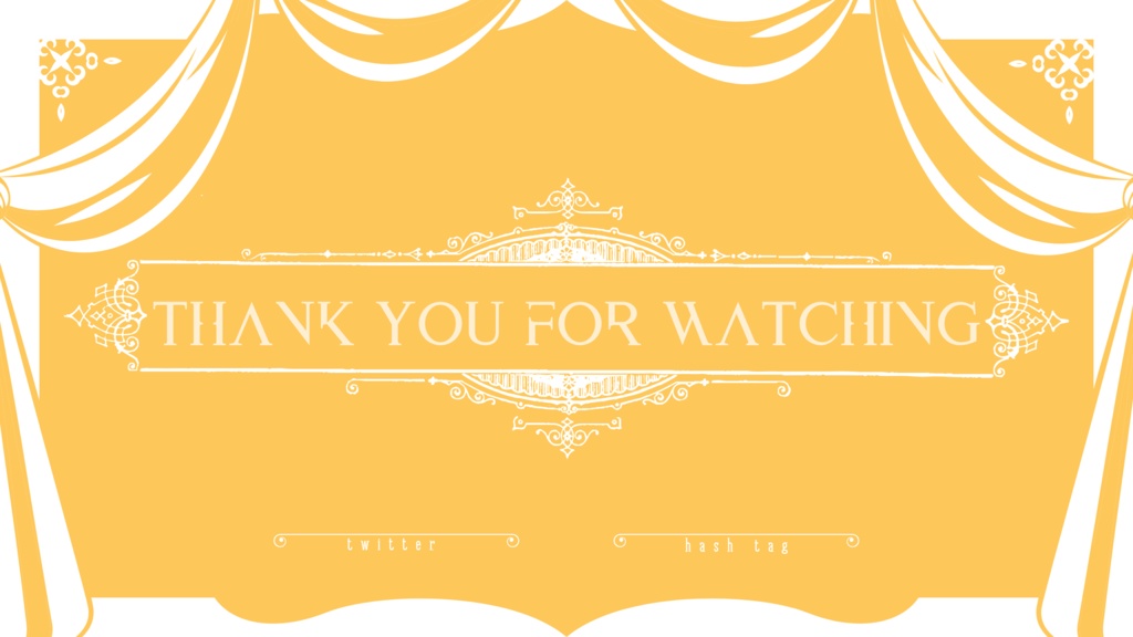 30色×6種 配信画面セット