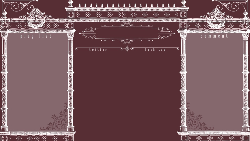 30色×6種 配信画面セット