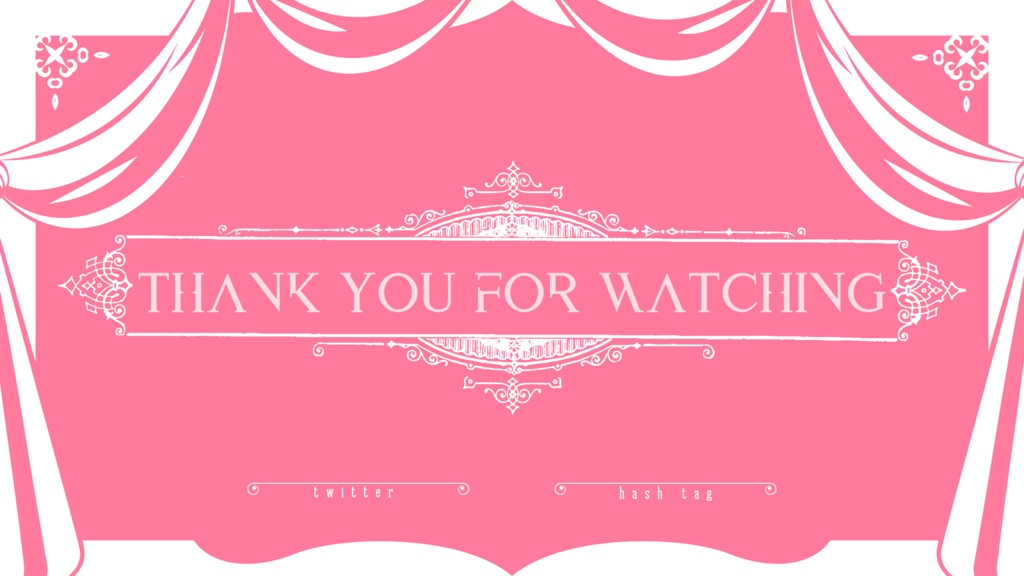 30色×6種 配信画面セット