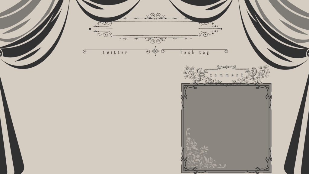 30色×6種 配信画面セット