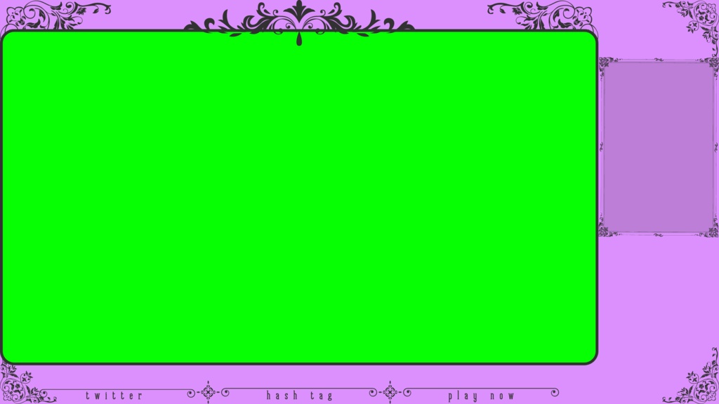 30色×6種 配信画面セット