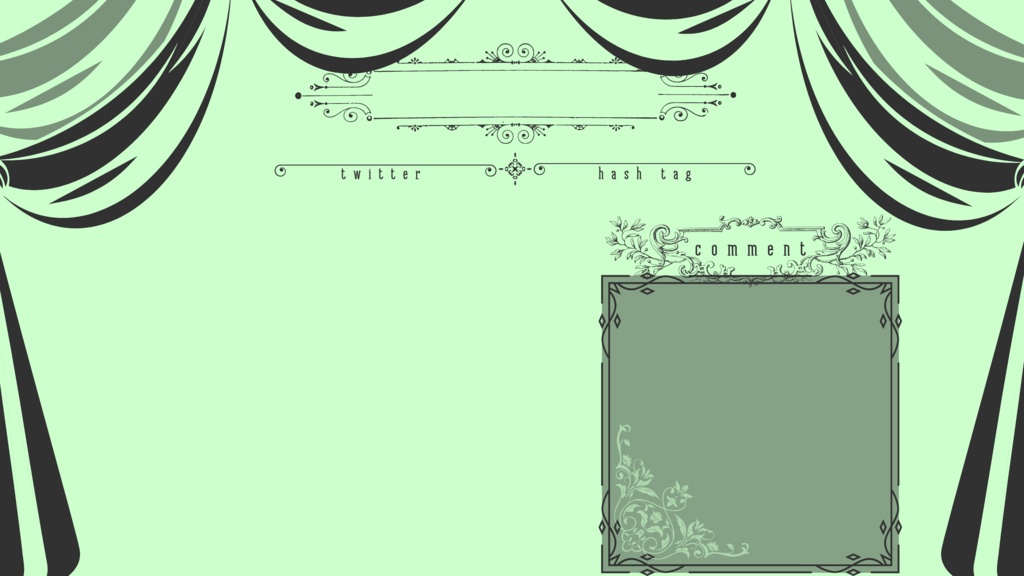 30色×6種 配信画面セット