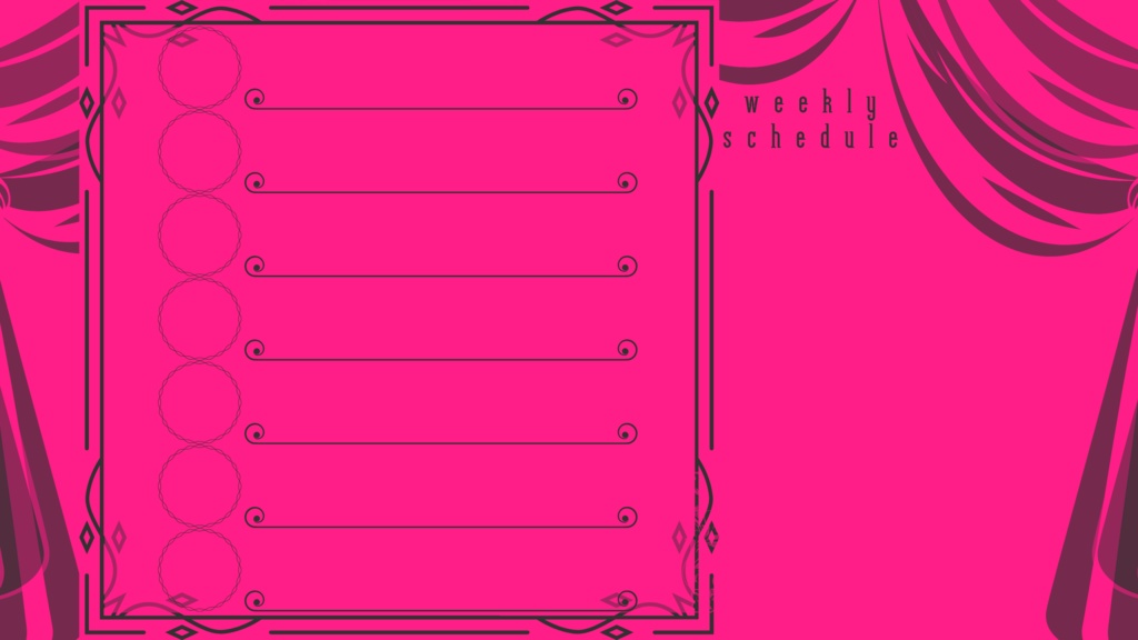 30色×6種 配信画面セット