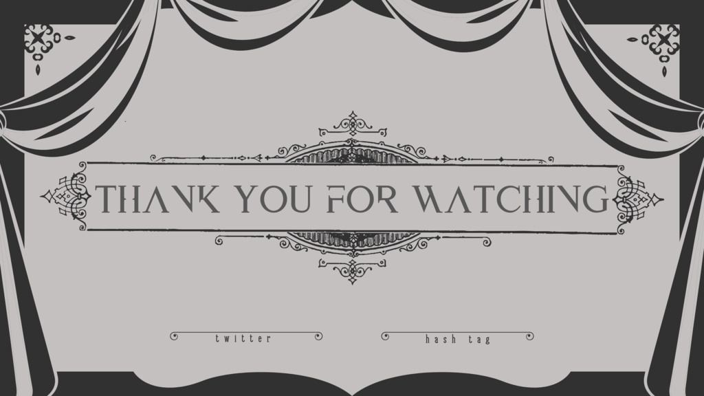 30色×6種 配信画面セット