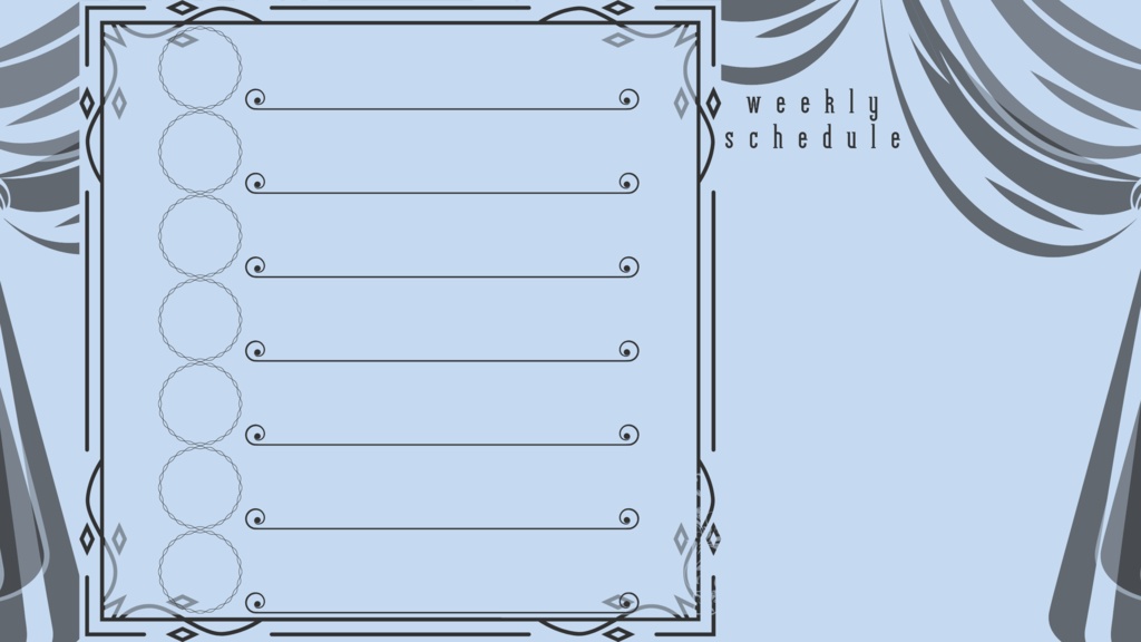 30色×6種 配信画面セット