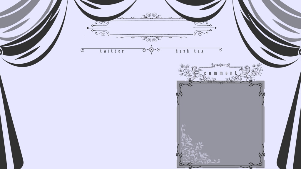 30色×6種 配信画面セット