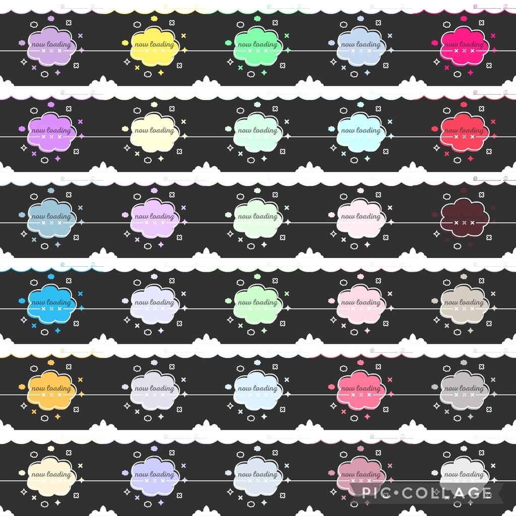 150色×6種 配信画面セット