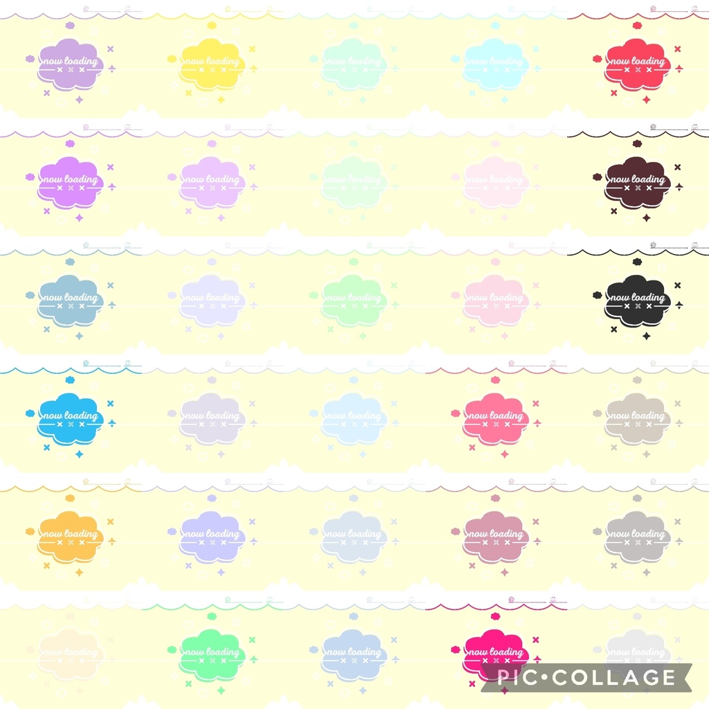 150色×6種 配信画面セット