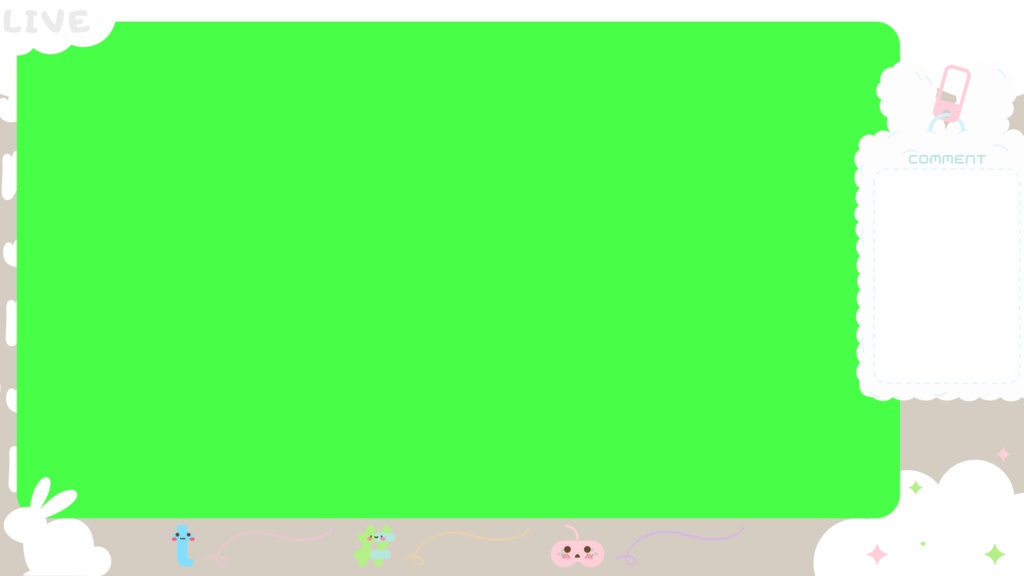 90色×6種 配信画面セット