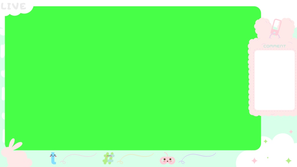 90色×6種 配信画面セット