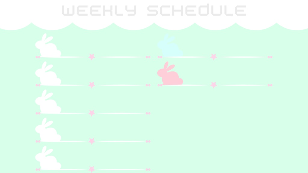 90色×6種 配信画面セット