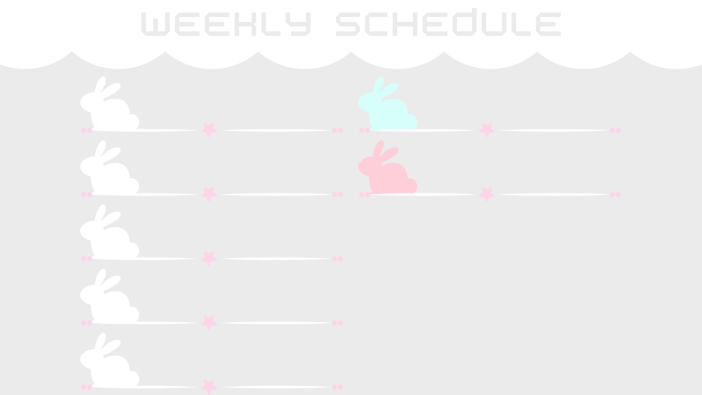 90色×6種 配信画面セット