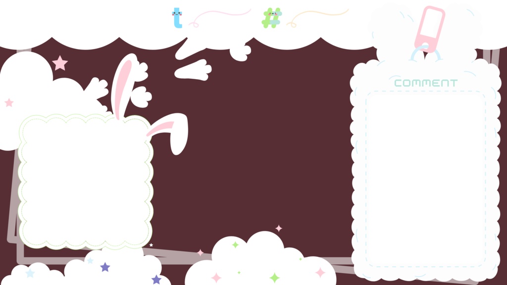 90色×6種 配信画面セット