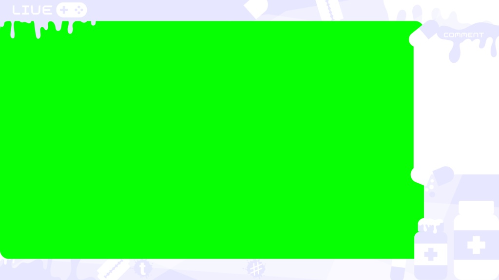 30色×8種 配信画面セット