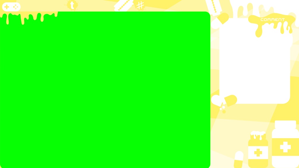 30色×8種 配信画面セット