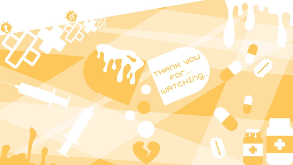 30色×8種 配信画面セット