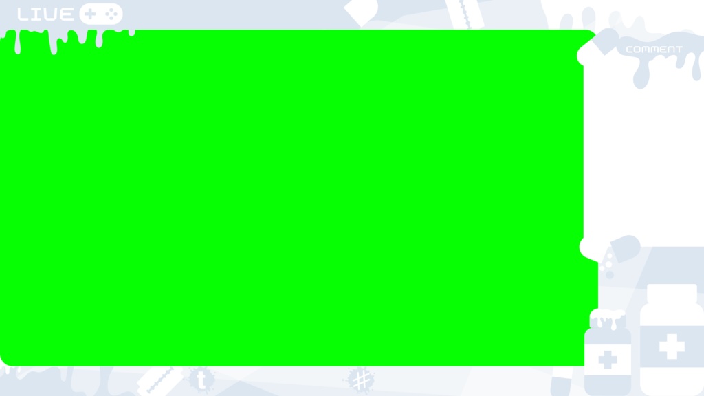 30色×8種 配信画面セット